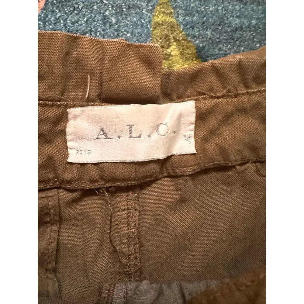 A.L.C. Cargo Paperbag Tapered Pants Size 4 *Missing Belt*